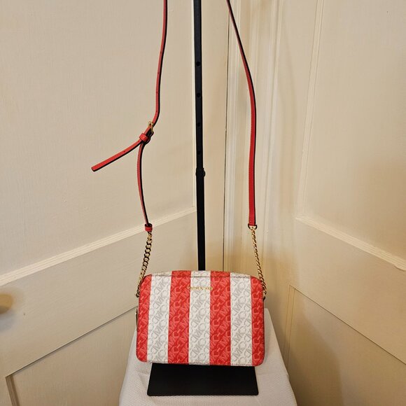 MICHAEL KORS  Michael Jet Set Logo Large East West Crossbody - Picture 5 of 7